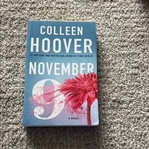 'November 9' Novel - Blue and Pink Cover